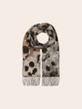 Fraas Cashmink Scarf with Pattern Mix  625522-940 Stone