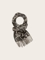 Fraas Cashmink Scarf with Abstract Pattern  625525-940 Stone