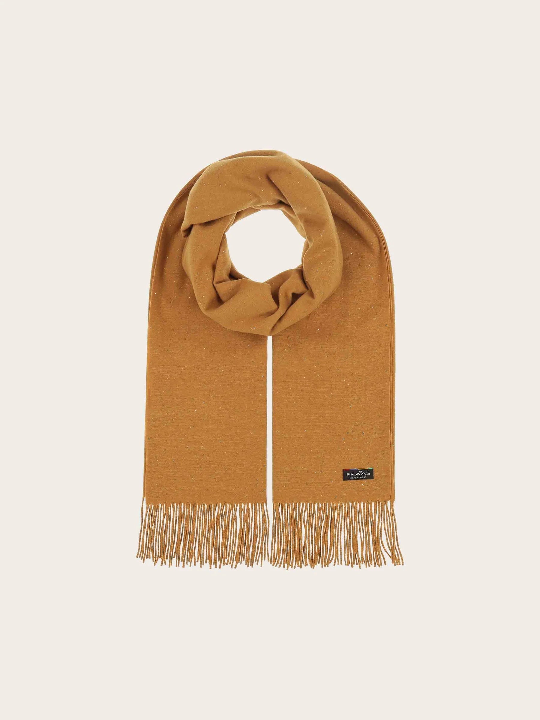 Fraas Cashmink Wrap with Delicate Glitter  623551-740 Bronze