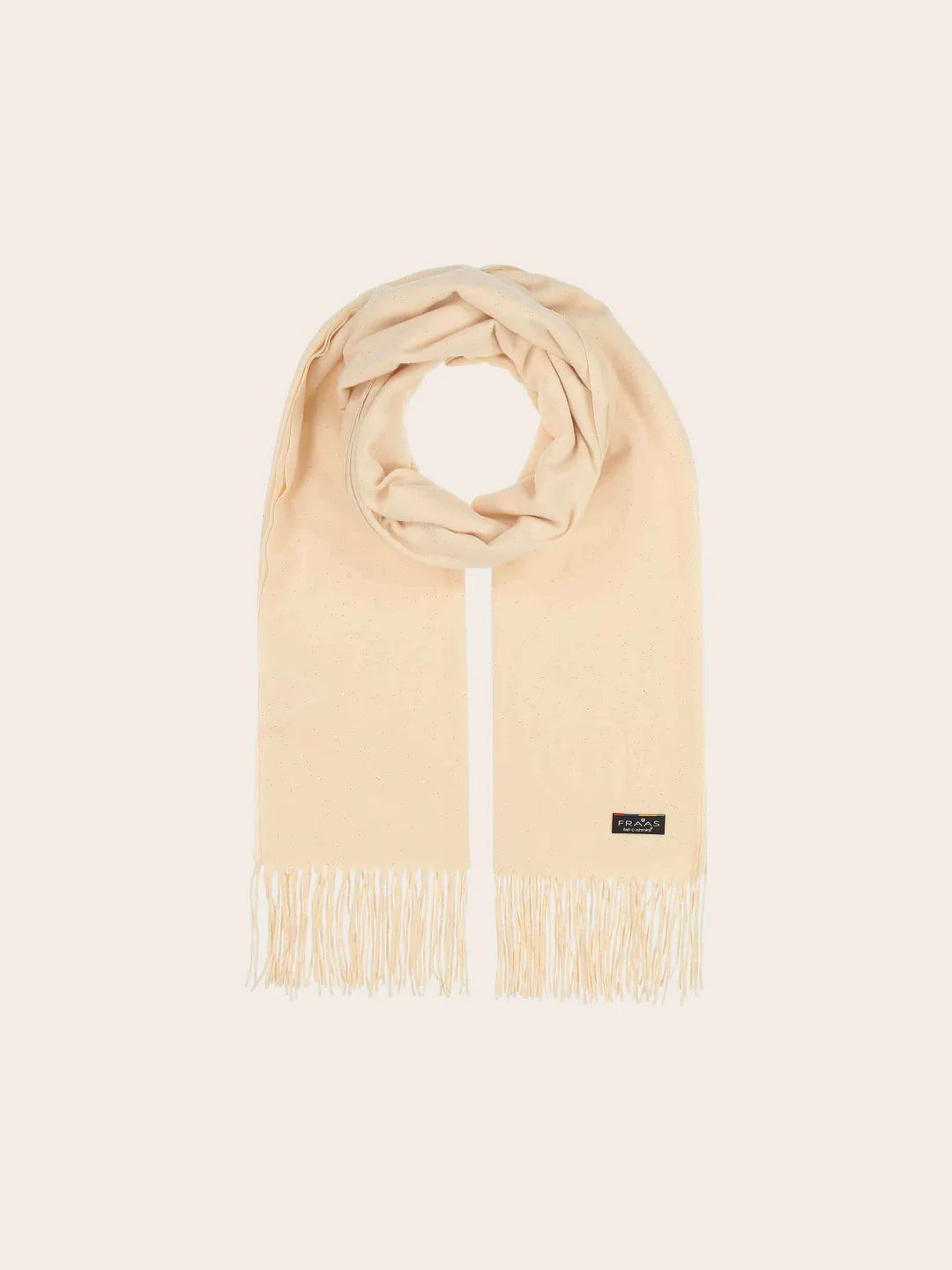 Fraas Cashmink Wrap with Delicate Glitter  623551-21  Honest White