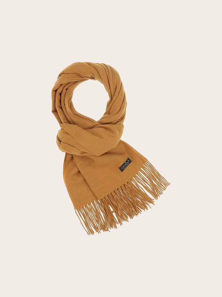Fraas Cashmink Wrap with Delicate Glitter  623551-740 Bronze