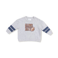 Angel Dear Baby French Terry Sport Sweatshirt   940A-F25-VLG   Light Heather Grey