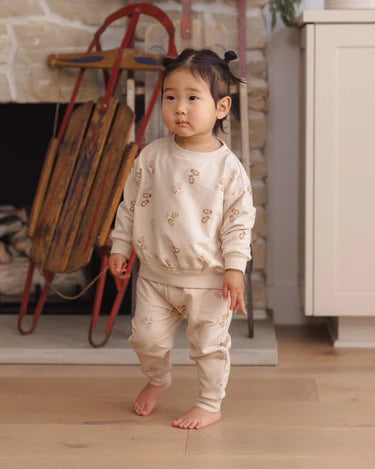 Quincy Mae Baby Relaxed Fleece Sweatpant   QM456KATE   Mittens