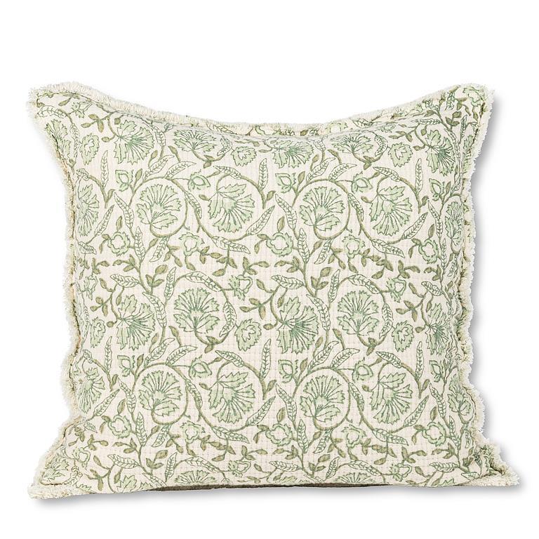 Abbott Green Floral Pillow 95-Evelyn