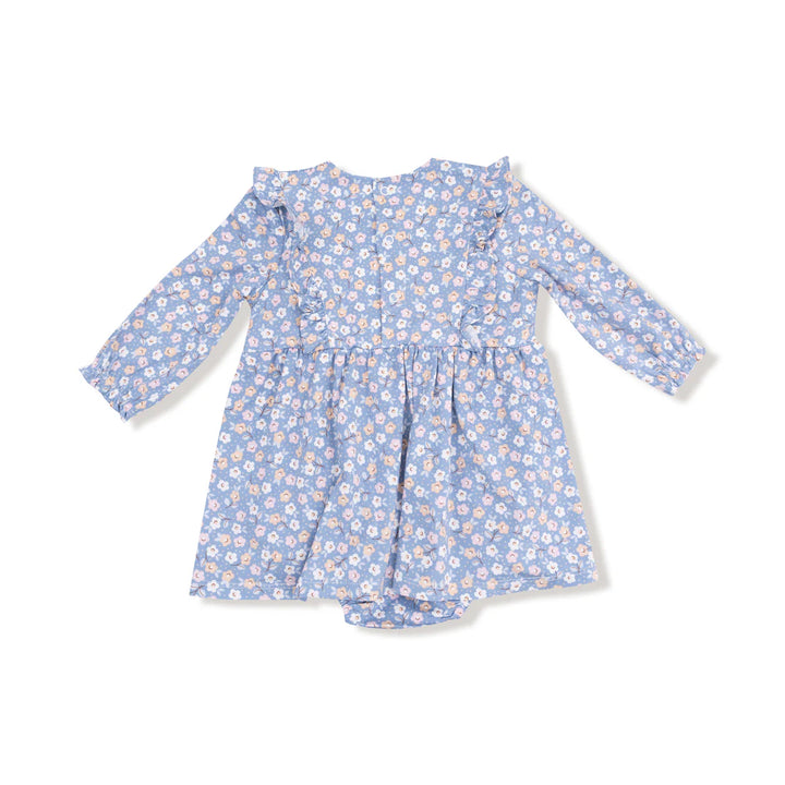 Angel Dear Baby Long Sleeve Bodysuit Dress   970-F25-COC   Country Calico
