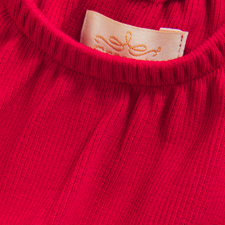 Creamie Girls Cotton Rib Tee   823195-4310