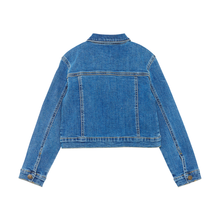 Creamie Girls Denim Jacket With Rhinestones   823166-7770