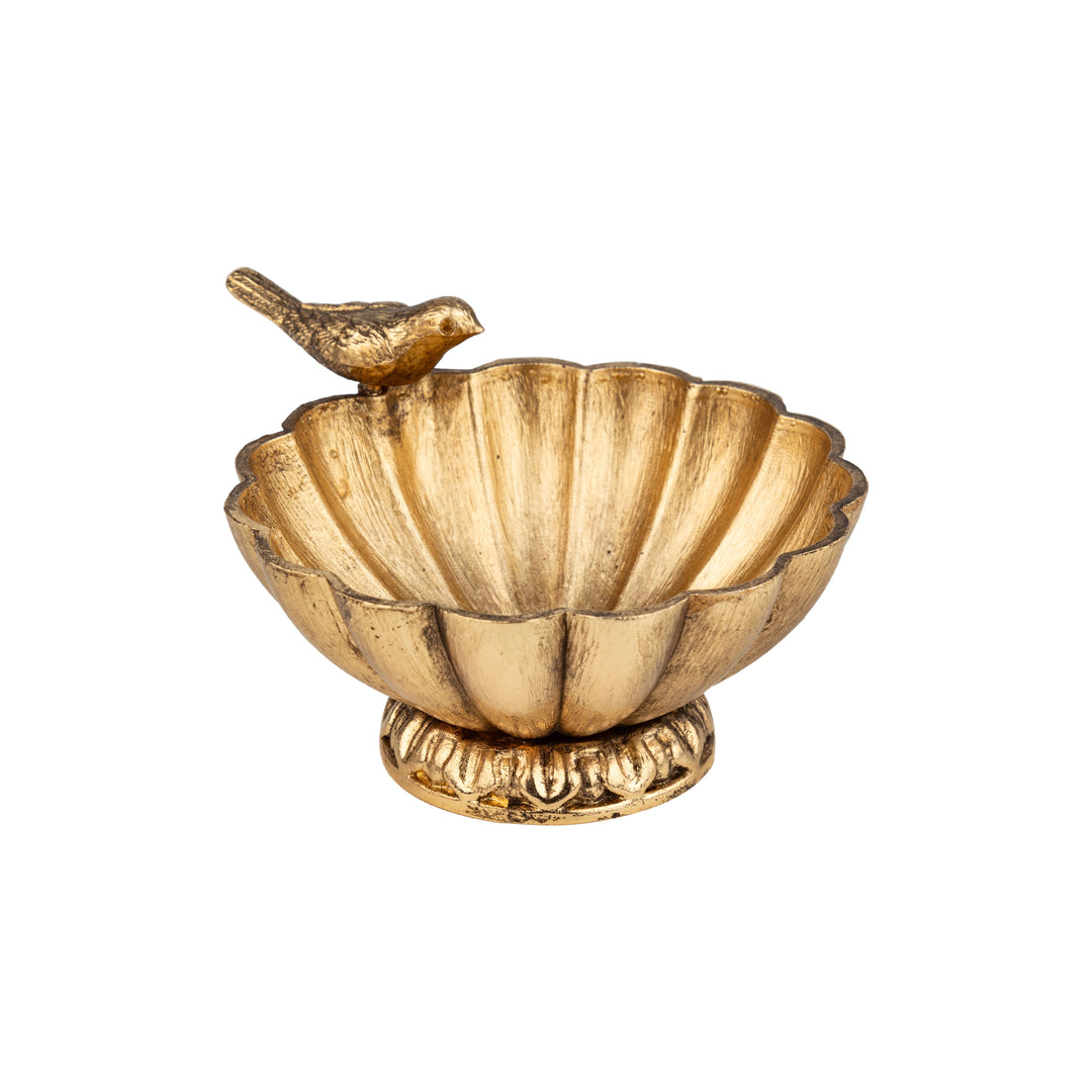 Silver Tree Bird Bath Trinket Tray A01037