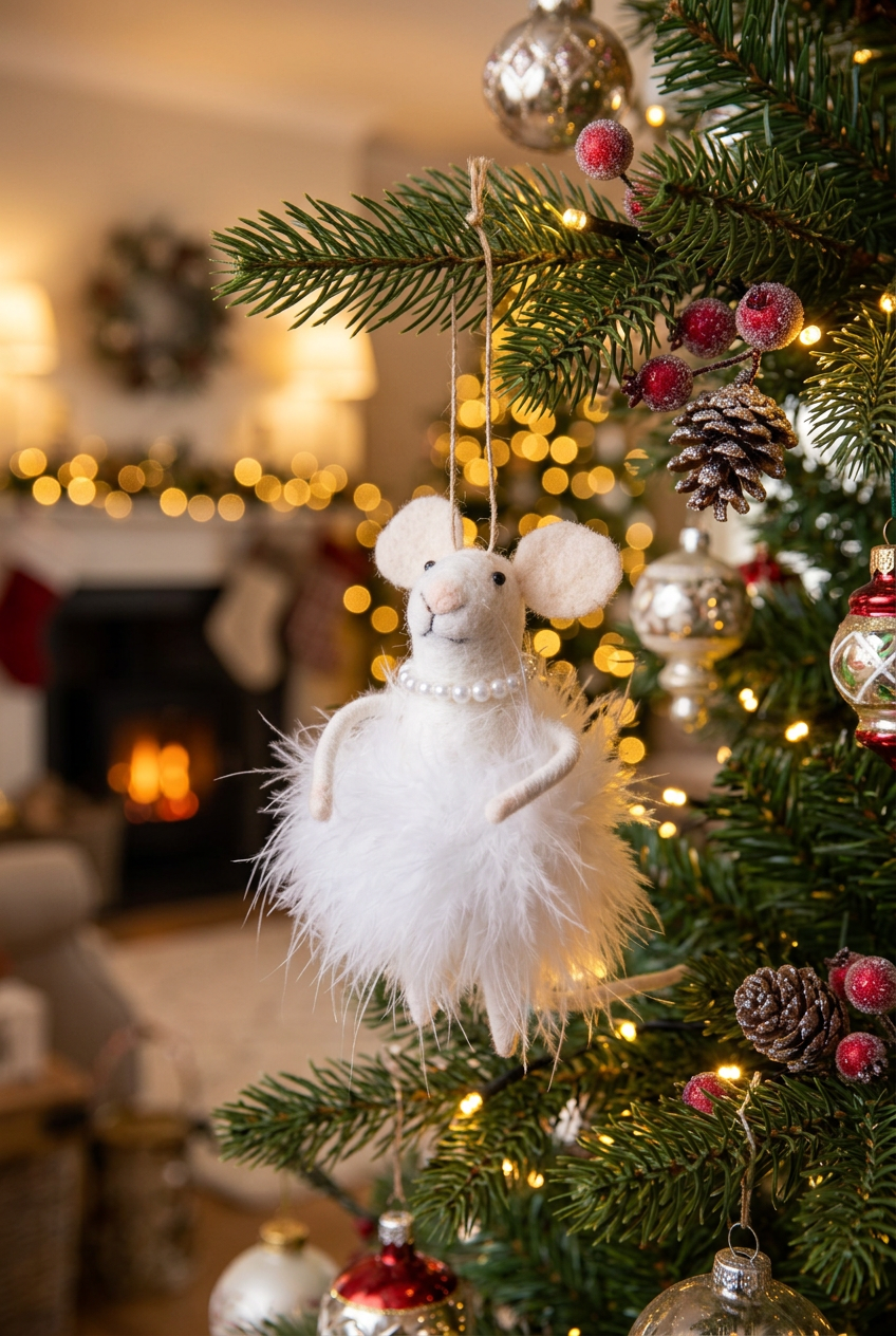 Silver Tree Tutu Mouse A 13346