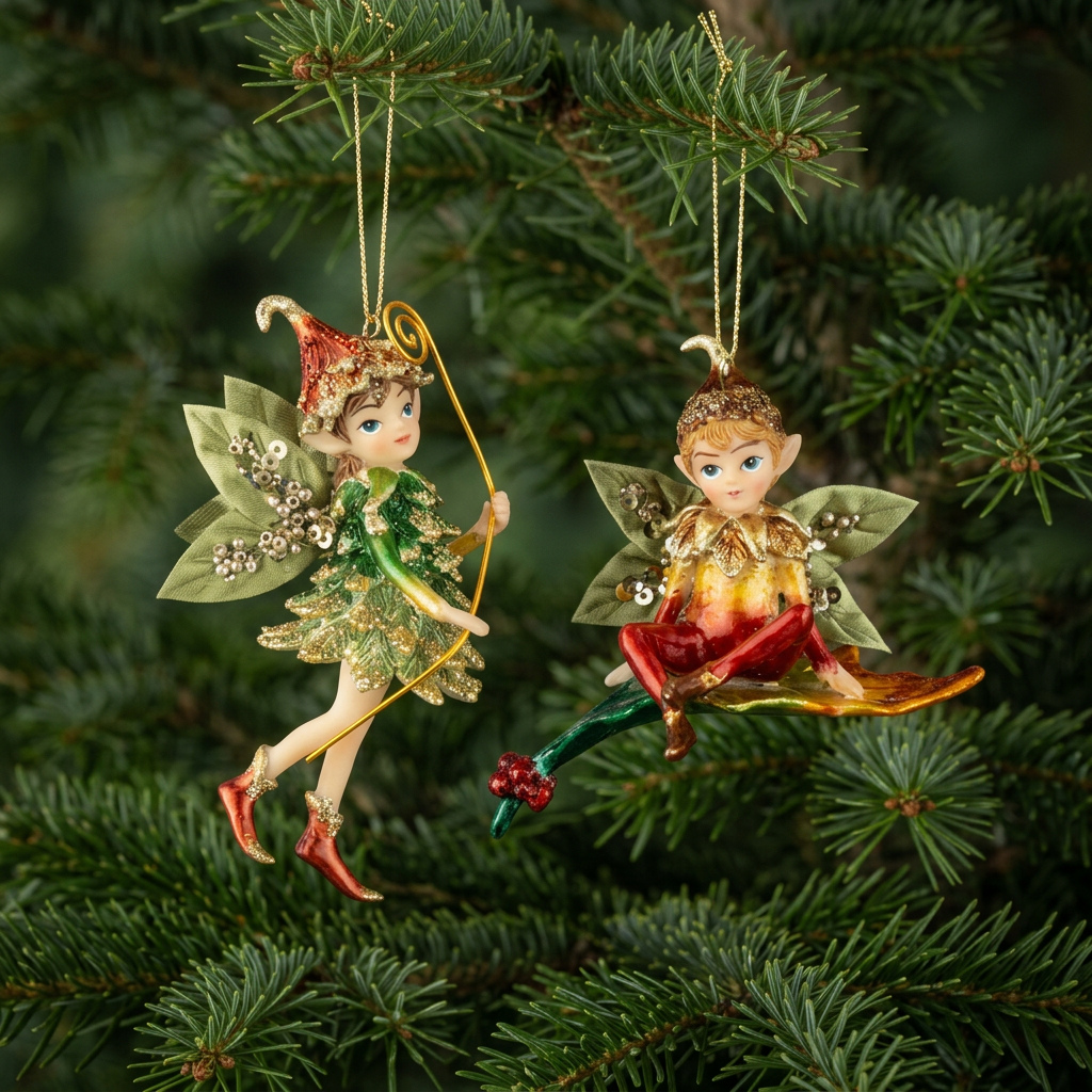 Silver Tree Fairy Ornaments A45452