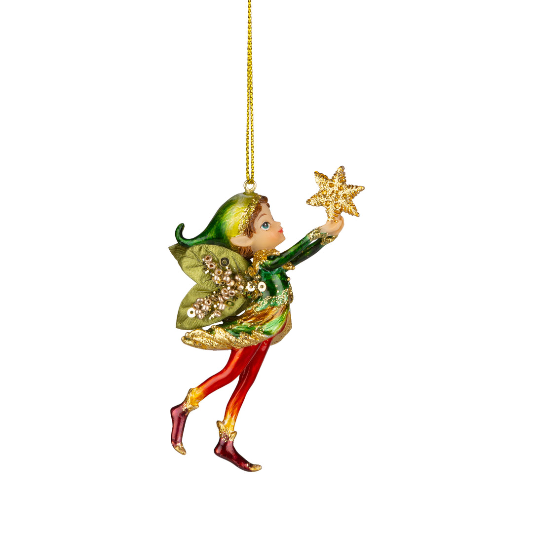 Silver Tree Elf Ornament A45550