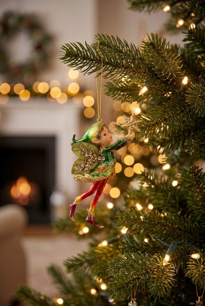 Silver Tree Elf Ornament A45550