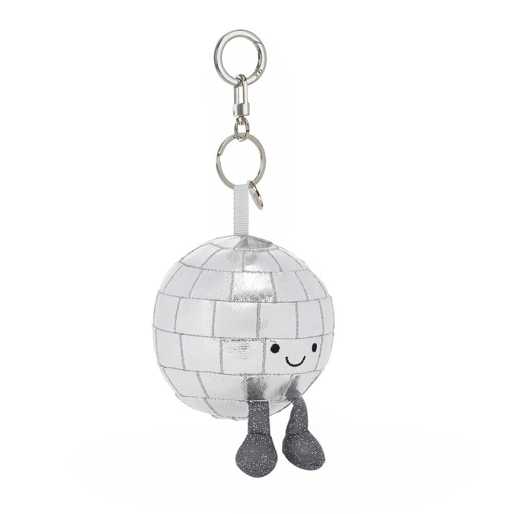 Jellycat Amuseables Disco Ball Bag Charm / Key Chain  A4DBBC