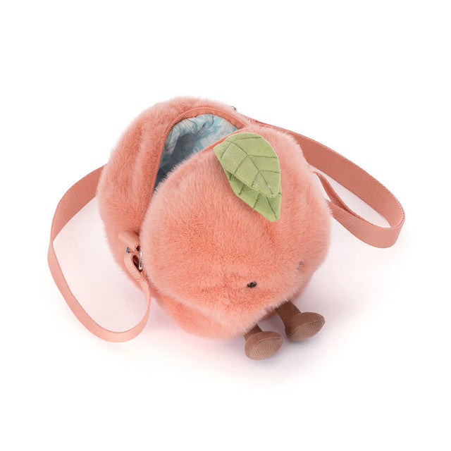 Jellycat Amuseables Peach Shoulder Bag  A4PEACHB