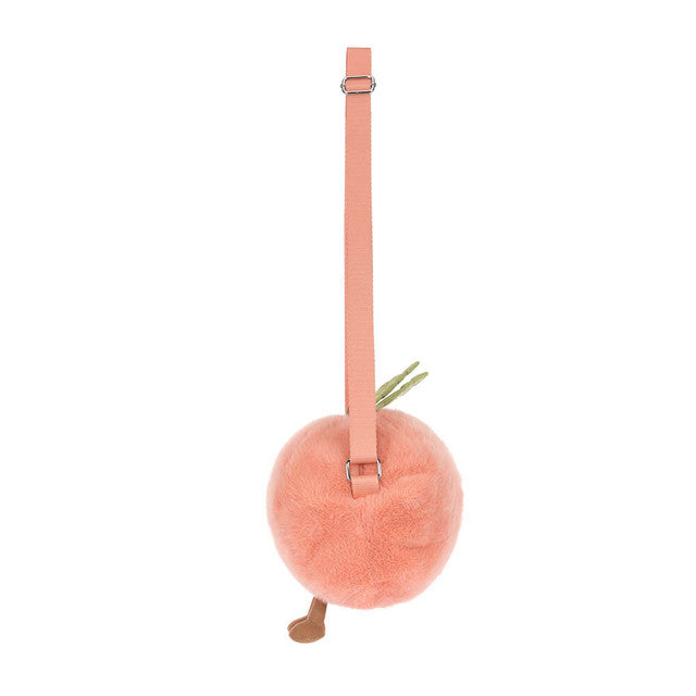 Jellycat Amuseables Peach Shoulder Bag  A4PEACHB