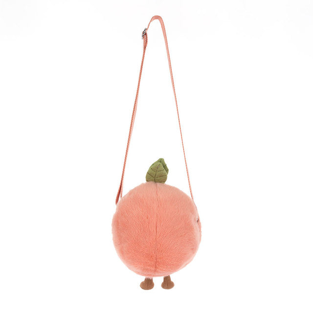 Jellycat Amuseables Peach Shoulder Bag  A4PEACHB