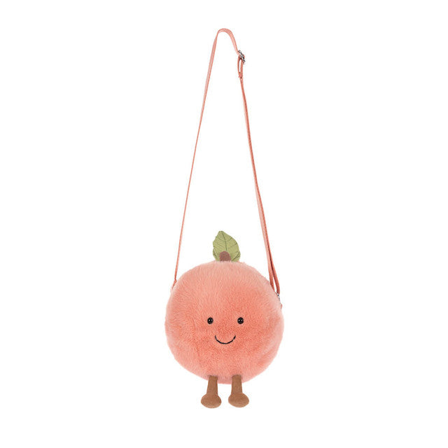 Jellycat Amuseables Peach Shoulder Bag  A4PEACHB