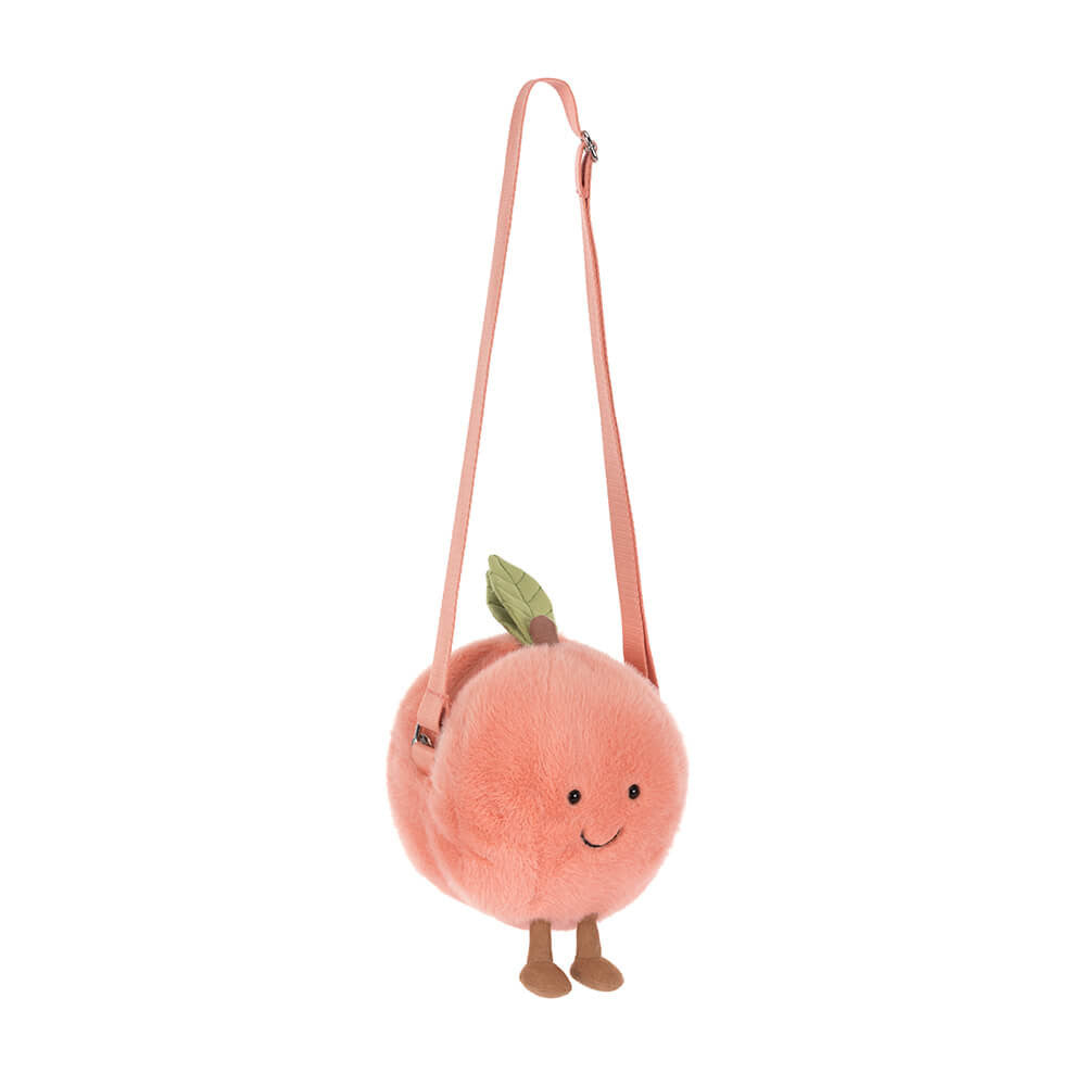 Jellycat Amuseables Peach Shoulder Bag  A4PEACHB