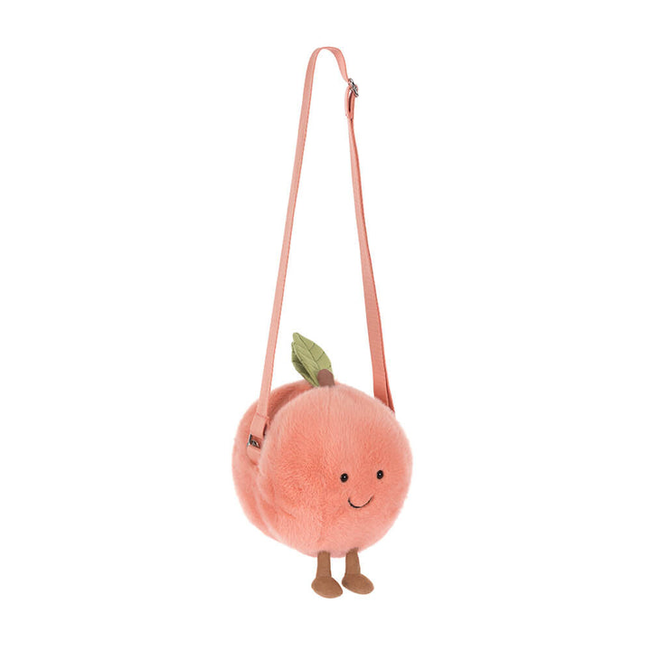 Jellycat Amuseables Peach Shoulder Bag  A4PEACHB