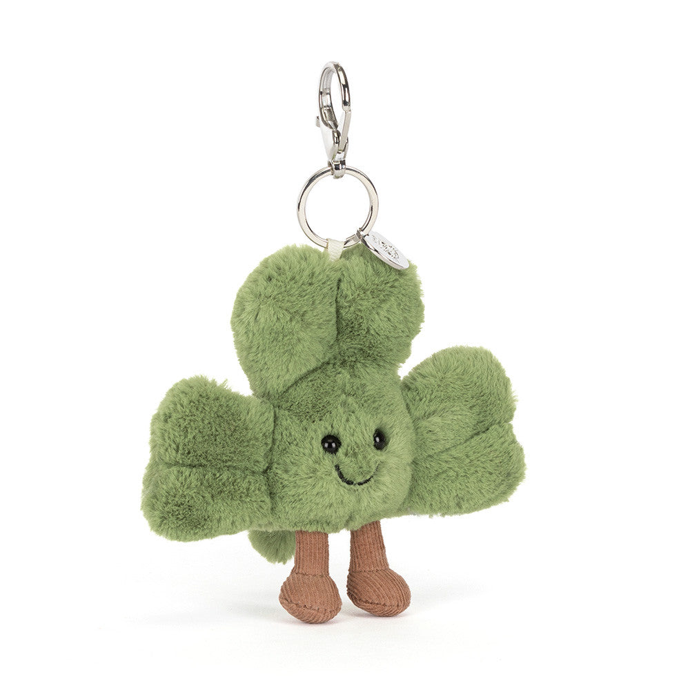 Jellycat Amuseables Siofra Shamrock  Bag Charm  A4SHMBC