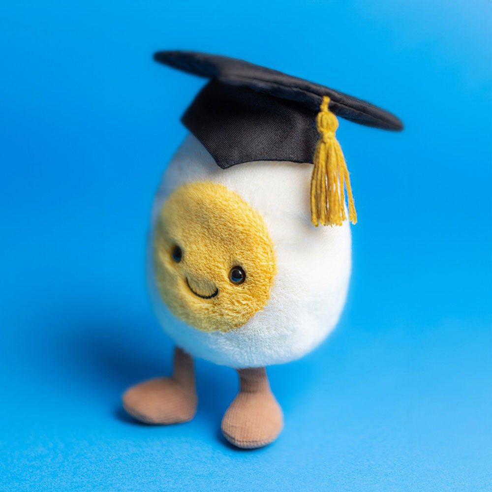 Jellycat Amuseables Boiled Egg - Graduation  A6BEGR