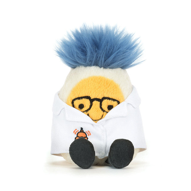 Jellycat Amuseables Boiled Egg in Scientist Outfit  A6BERS