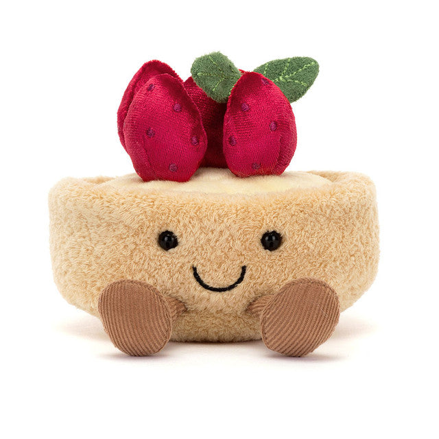 Jellycat Amuseables Fleurette Tarte Aux Fraises  A6TAF