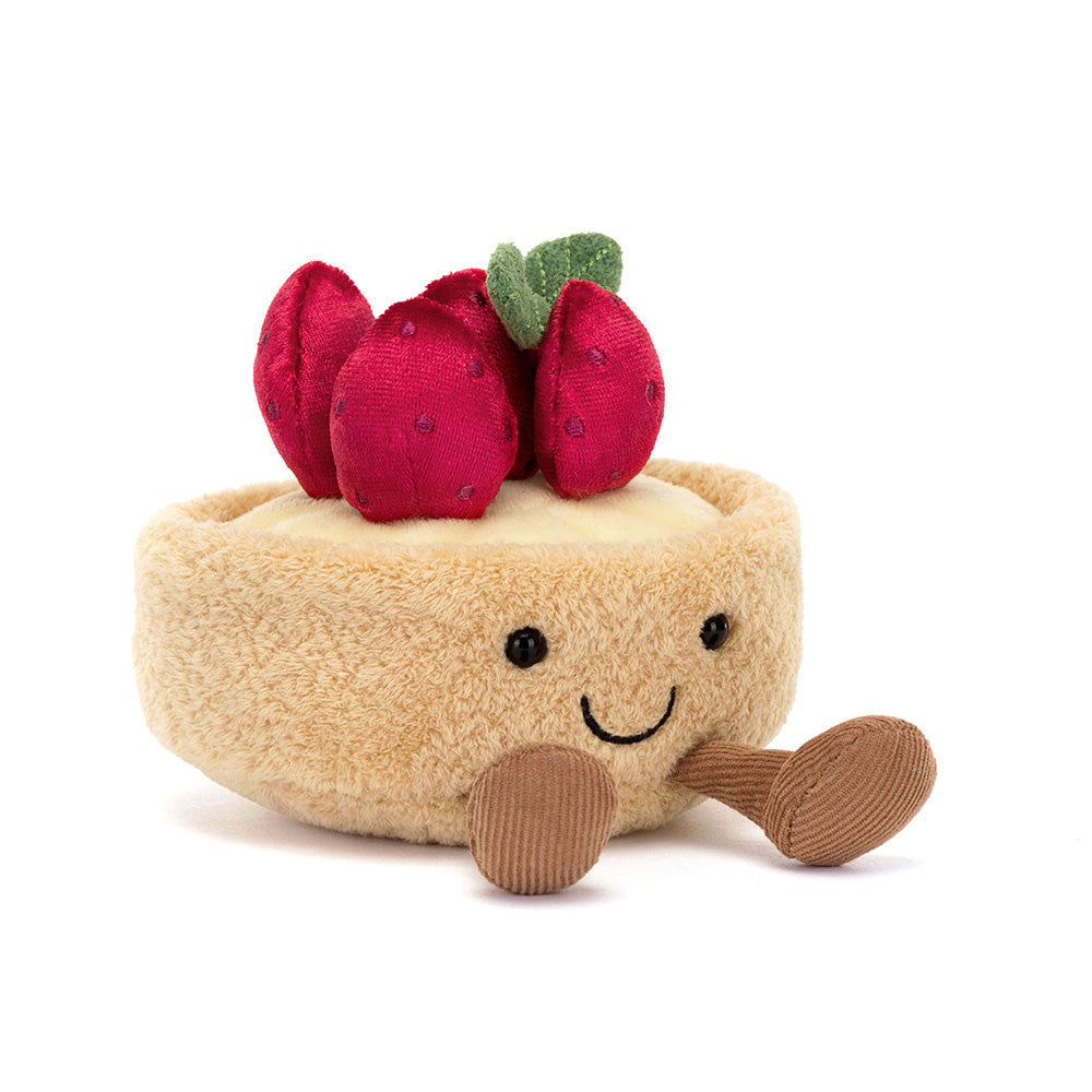 Jellycat Amuseables Fleurette Tarte Aux Fraises  A6TAF