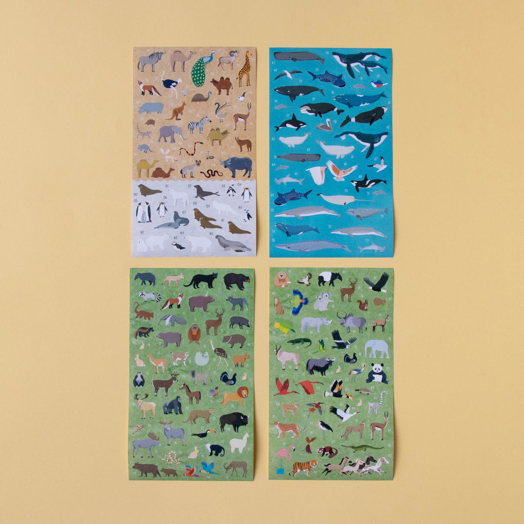 Londji  Animal World Poster& Stickers   AC018U