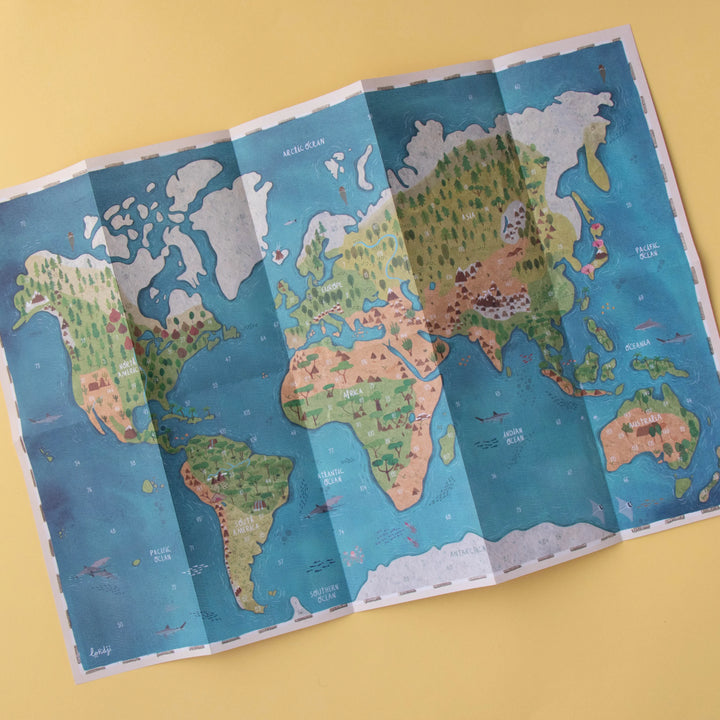 Londji  Animal World Poster& Stickers   AC018U