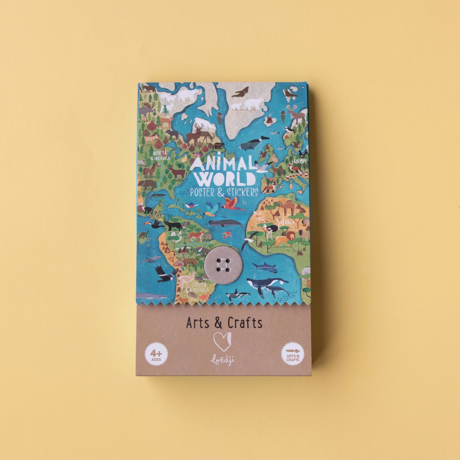 Londji  Animal World Poster& Stickers   AC018U