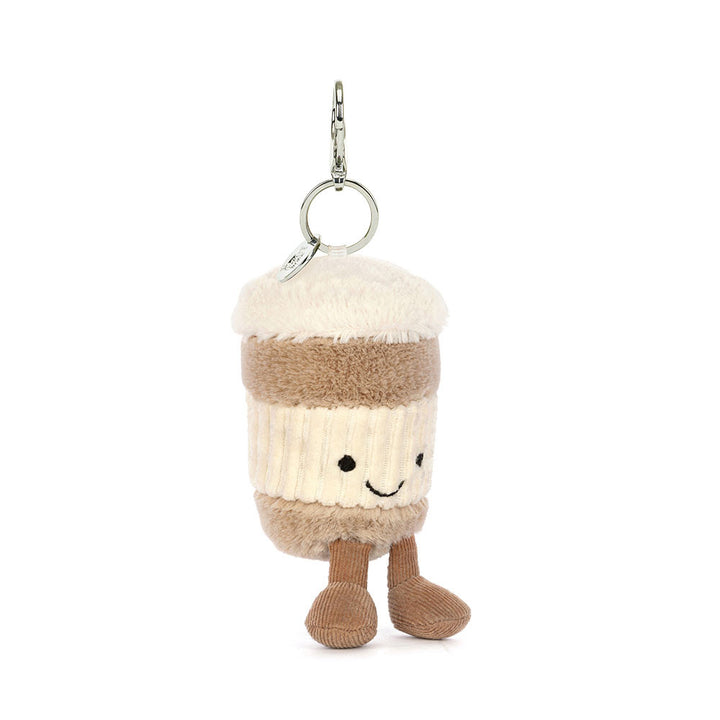 Jellycat Amuseables Perkle Coffee-To-Go Bag Charm  ACOF4BC