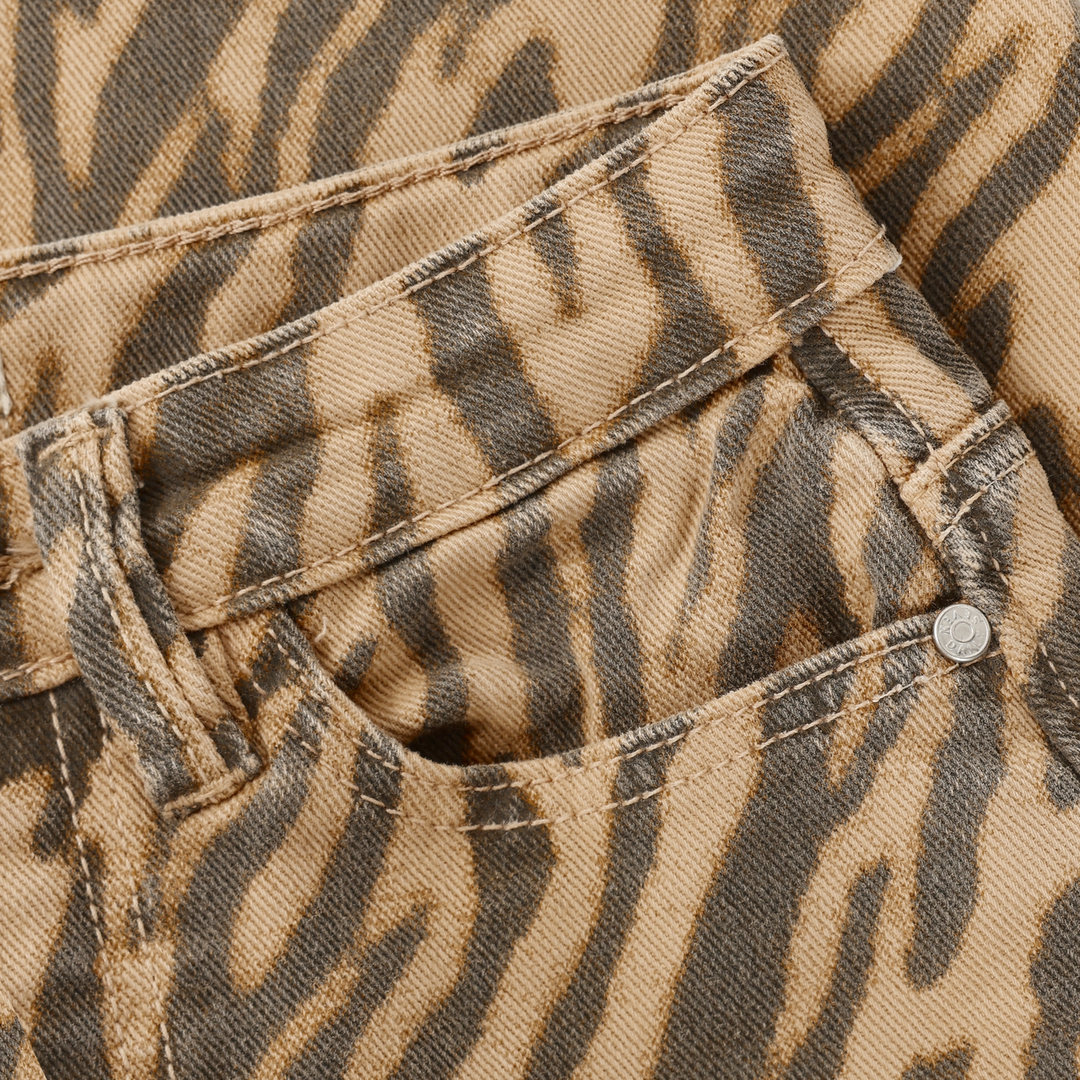 Daily Seven Girls Barrel Fit Animal Print Pants   930540-2120