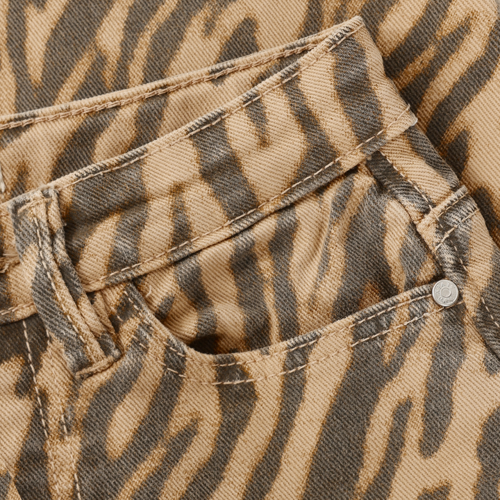 Daily Seven Girls Barrel Fit Animal Print Pants   930540-2120
