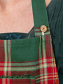 April Cornell Jolly Plaid Chef's Apron  -  Green