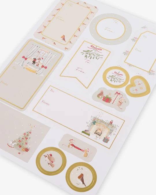 Sophie Alport Cosy Christmas Gift Stickers