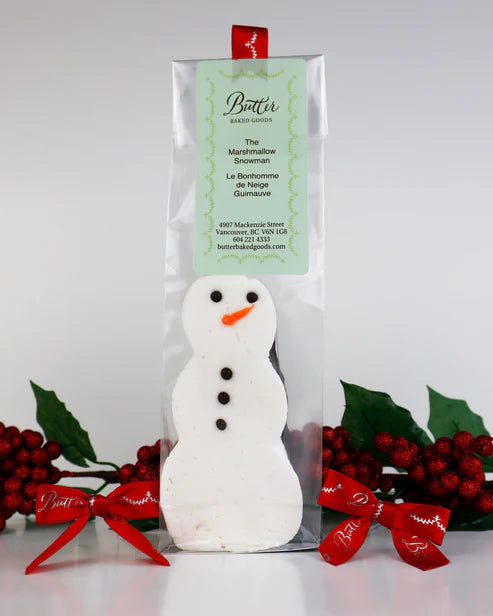 Butter Confections Snowman Dipped Marshmallow