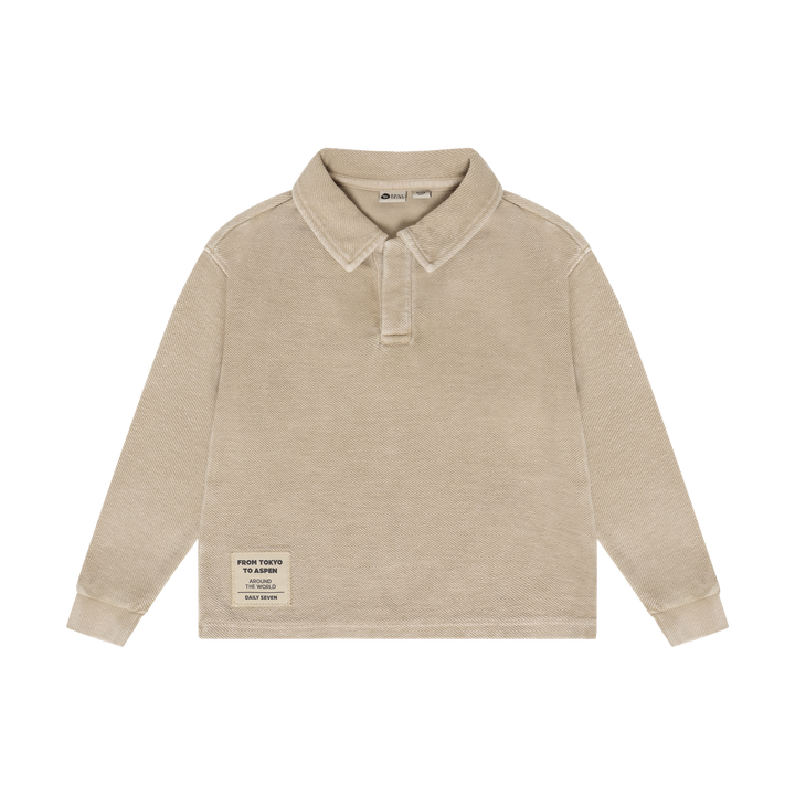Daily Seven Boys Long Sleeve Tee With Collar   920409-2120