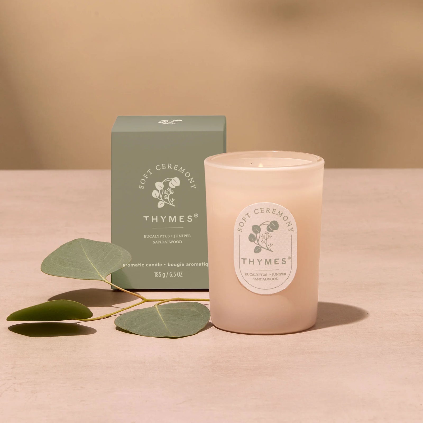 Thymes The Hours Edit Box Candle  -  Soft Ceremony
