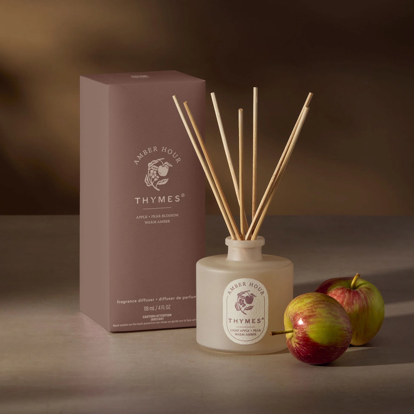 Thymes The Hours Edit Petite Reed Fragrance Diffuser  -  Amber Hour