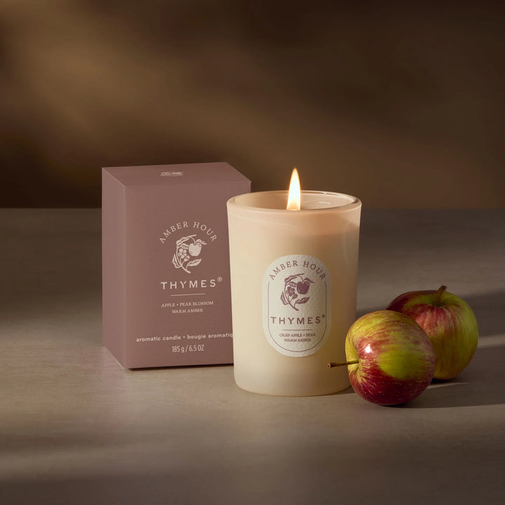 Thymes The Hours Edit Box Candle  -  Amber Hour
