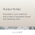 Illume Winter White Mercury Glass Ornament Gold