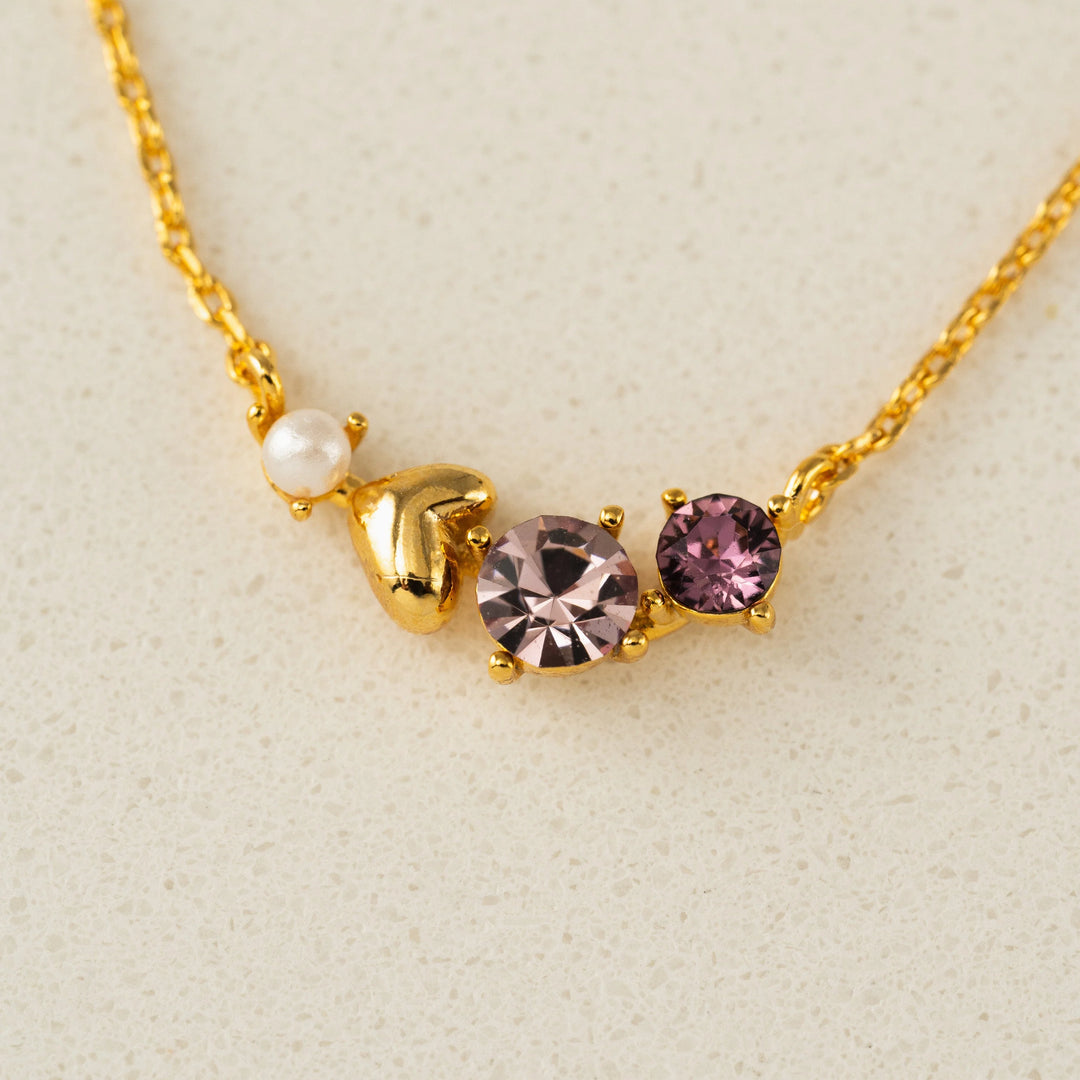 Lover's Tempo Amorette Necklace - Pink