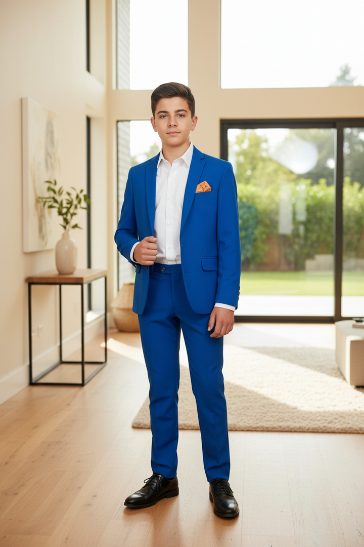 Appaman Boys Mod Suit Palace Blue   X8SU3