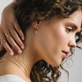Lovers Tempo Everly Circle Huggie Hoop Earring