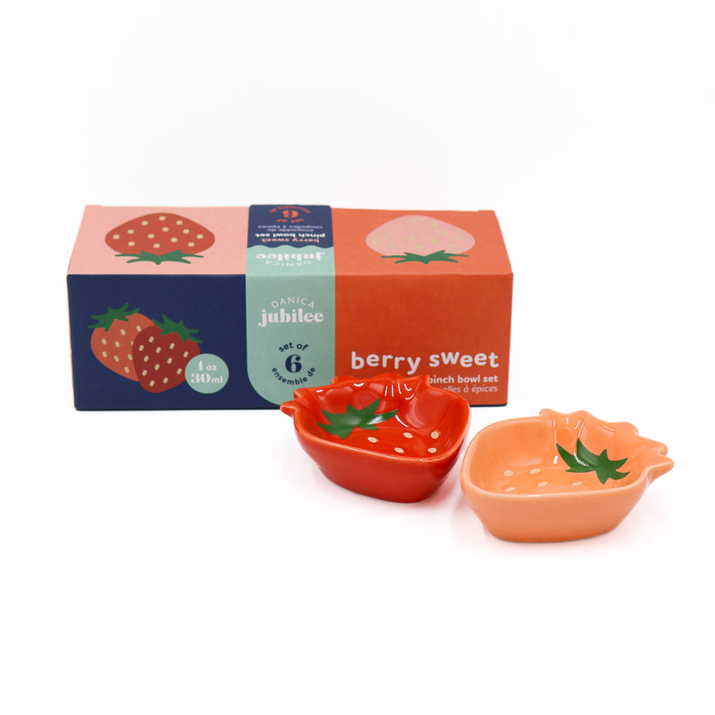 Danica Berry Sweet Shaped Pinch Bowls Set of 6 L163503
