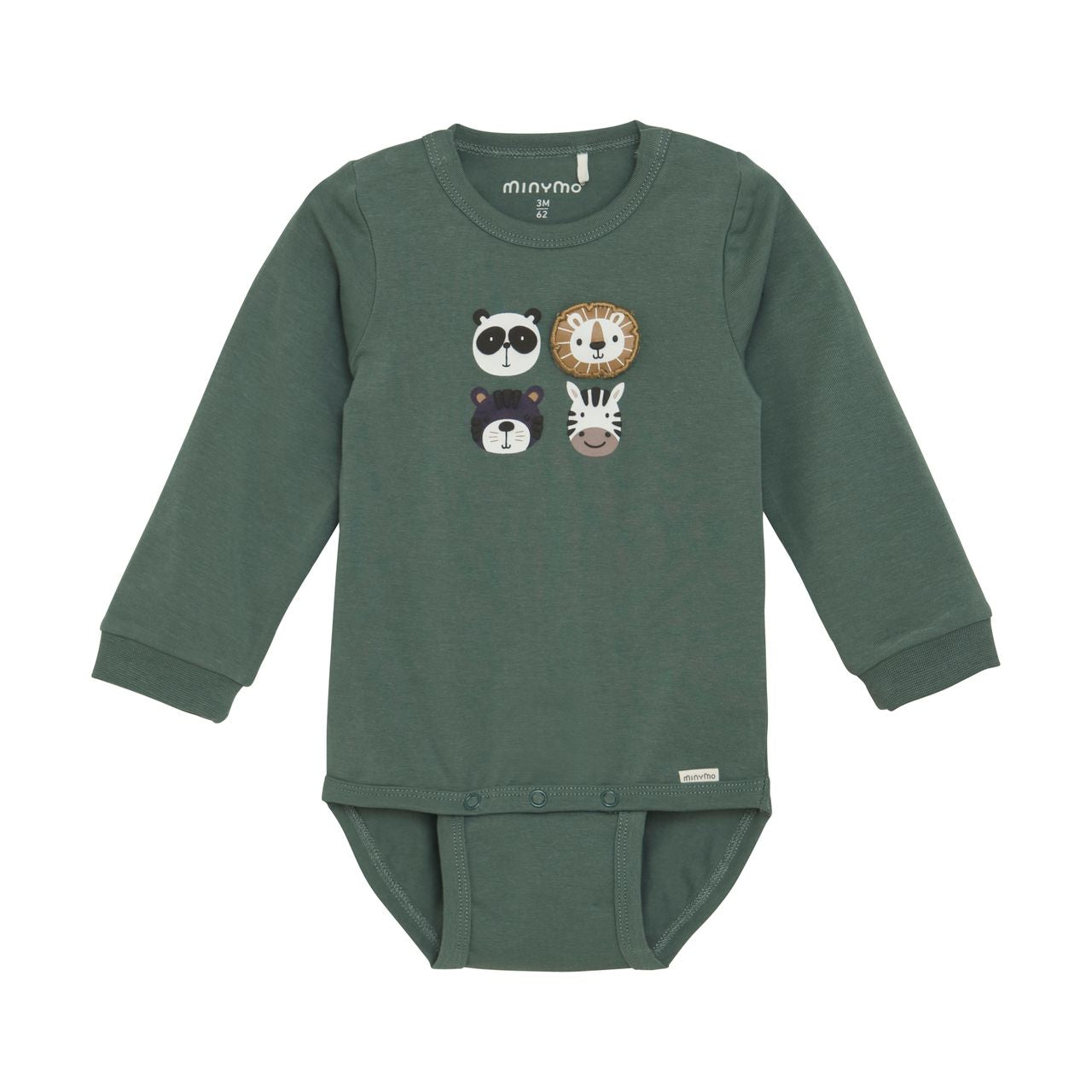 Minymo Baby Boy Long Sleeve Bodysuit   114000-9651