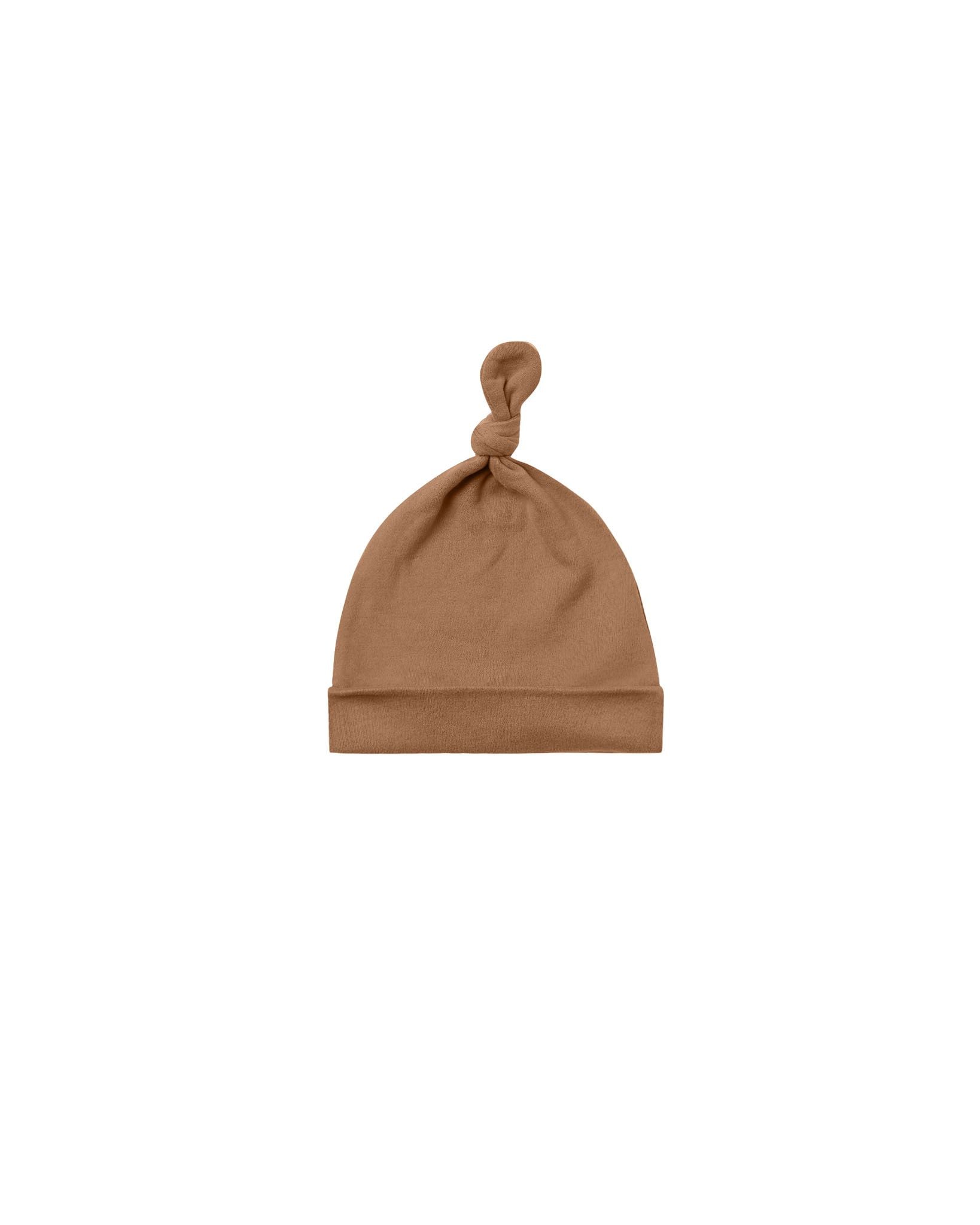 Quincy Mae Knotted Baby Hat  QM004RUSS  Cinnamon