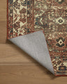 Magnolia Home by Loloi Banks Rug BAN-04 Brick/Ivory