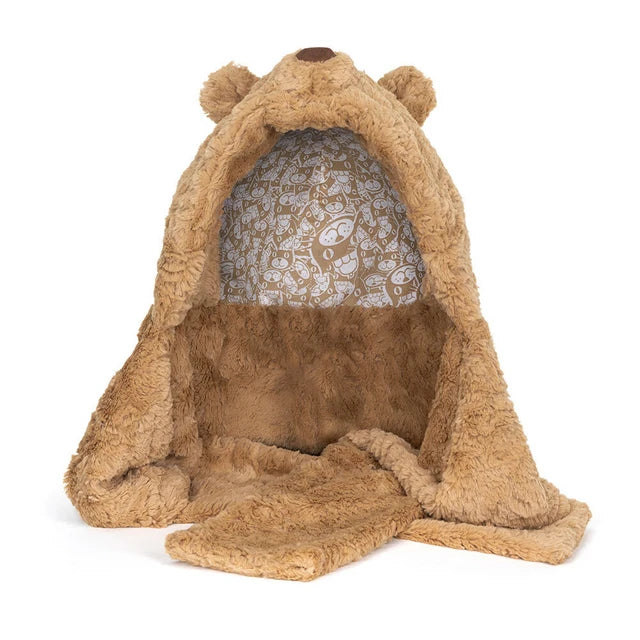 Jellycat Bartholomew Bear Bundlesnug  BARB4HOOD